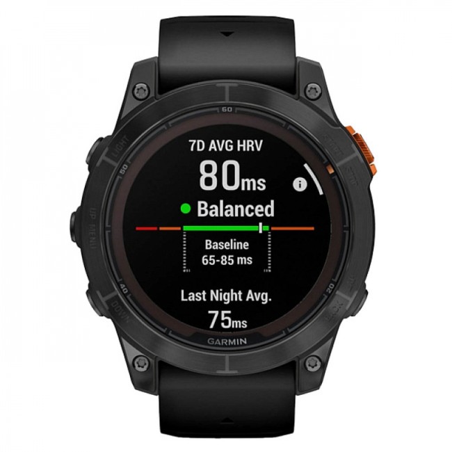 Часы Garmin Fenix 7 PRO Solar серый с черным ремешком Часы Garmin Fenix 7 PRO Solar серый с черным ремешком