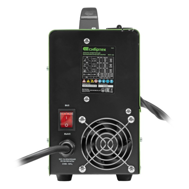 Аппарат инверторный полуавтоматической сварки ИСП-140 Сибртех Аппарат инверторный полуавтоматической сварки ИСП-140 Сибртех