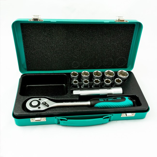 Набор торцевых головок 1/2, 12 предметов Stels