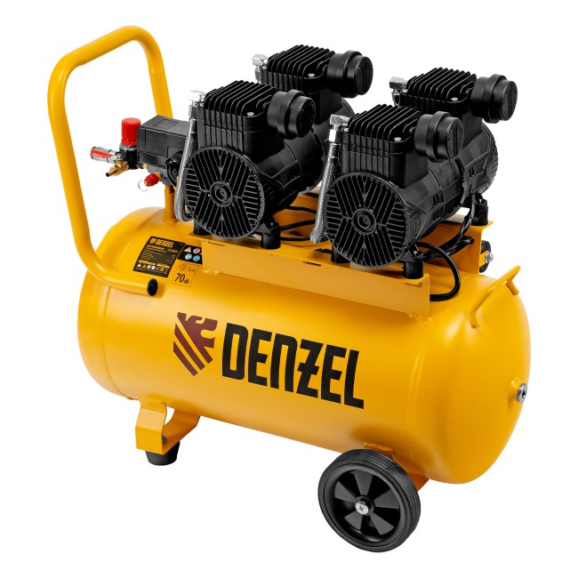 Компрессор безмасляный малошумный DLP -3000/50 Denzel Компрессор безмасляный малошумный DLP -3000/50 Denzel