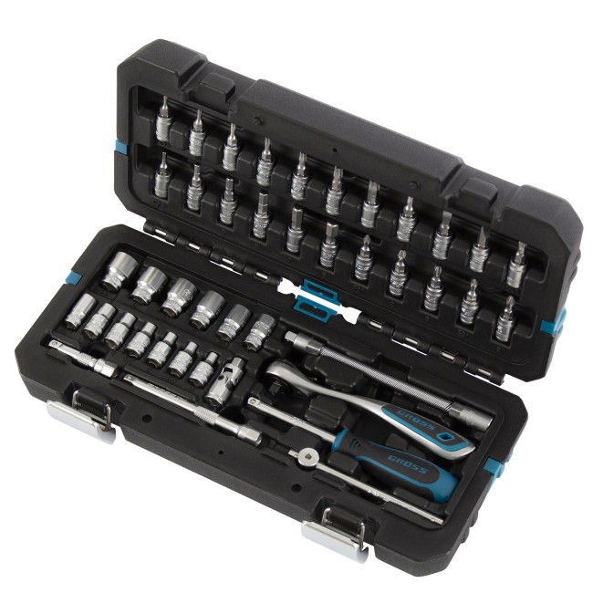 Набор инструментов 1/4", CrV 42 предмета Gross Набор инструментов 1/4", CrV 42 предмета Gross