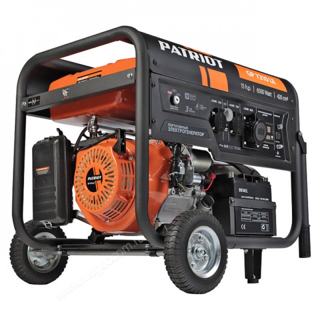 Бензиновый генератор Patriot GP 7210LE