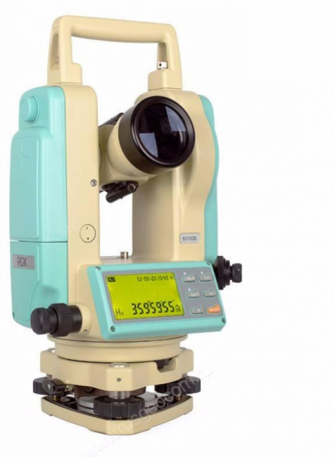 Электронный теодолит RGK T-02 (лазерный отвес) с поверкой Электронный теодолит RGK T-02 (лазерный отвес) с поверкой