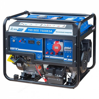 Бензиновый генератор TSS SGG 7500Е3A + комплект ручек и колес TSS 026445