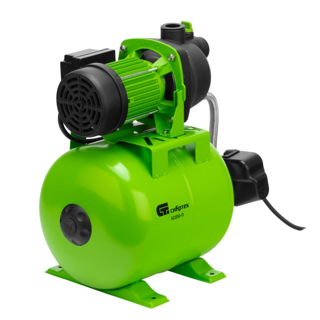 Насосная станция НС850-П, 850 Вт, напор 42 м, 3500 л/ч, ресивер 19 л Сибртех Насосная станция НС850-П, 850 Вт, напор 42 м, 3500 л/ч, ресивер 19 л Сибртех