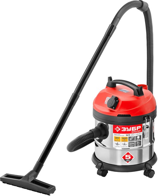 Строительный пылесос ПУ-20-1400 М3 ЗУБР Строительный пылесос ПУ-20-1400 М3 ЗУБР