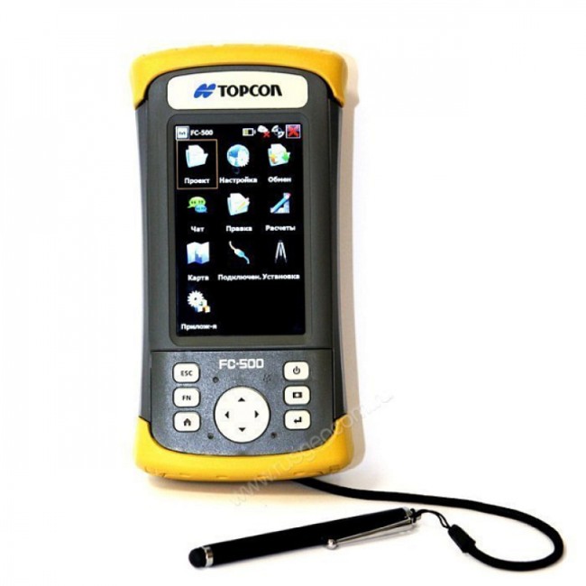 Комплект из двух приемников Topcon Hiper VR UHF/GSM и контроллера FC-500