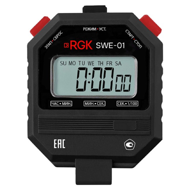 Секундомер электронный RGK SWE-01 с поверкой