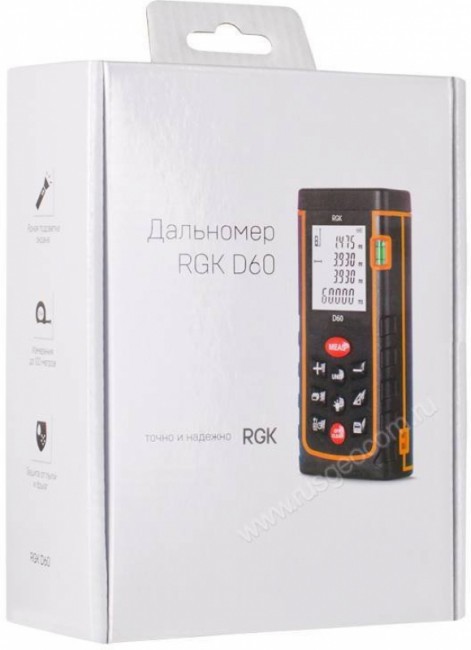 Лазерный дальномер RGK D60