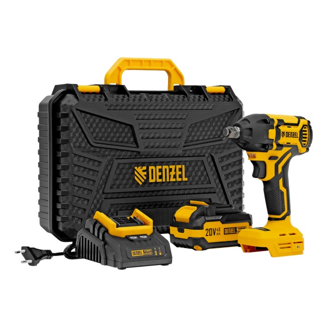 Гайковерт ударный аккумуляторный CIWH-BL-20-350 Denzel