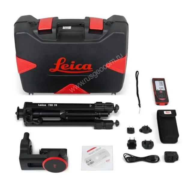 Комплект Leica DISTO™ D810 touch со штативом и адаптером Комплект Leica DISTO™ D810 touch со штативом и адаптером