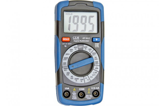 Карманный цифровой мультиметр CEM DT-912 Карманный цифровой мультиметр CEM DT-912