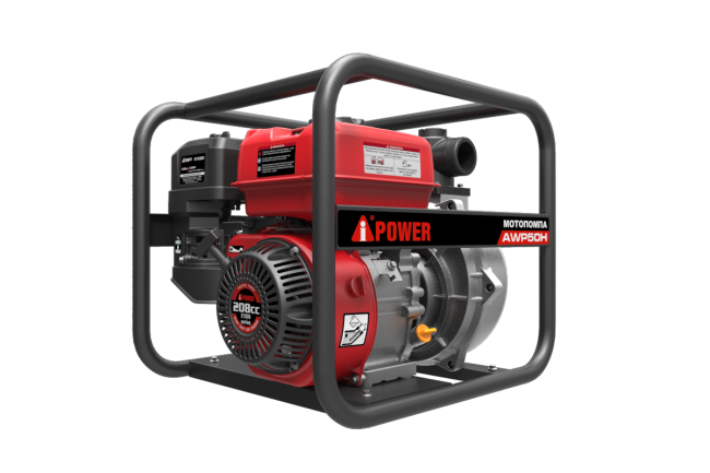 Бензиновая мотопомпа высоконапорная A-iPower AWP50H