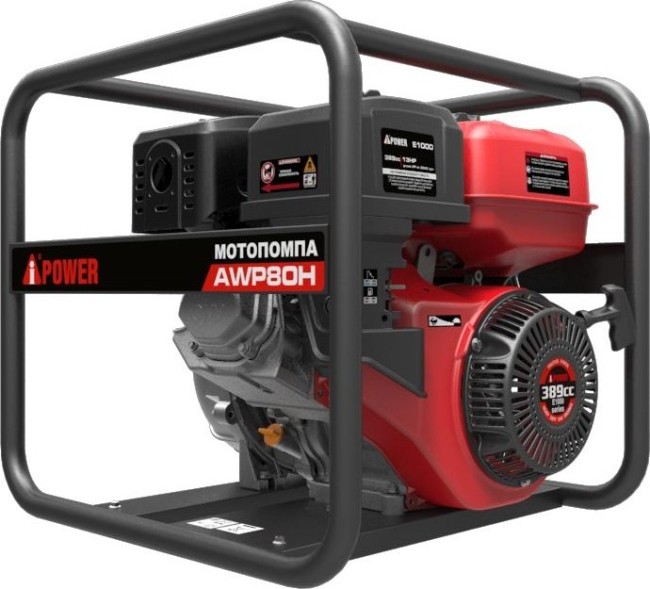 Бензиновая мотопомпа высоконапорная A-iPower AWP80H