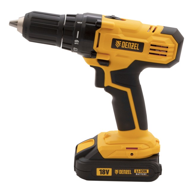 Дрель-шуруповерт аккумуляторная CDL-IB-18-02 Denzel Дрель-шуруповерт аккумуляторная CDL-IB-18-02 Denzel