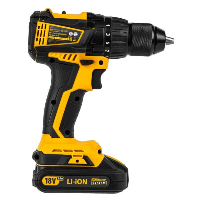 Дрель-шуруповерт аккумуляторная BLDL-IB-18-02 Denzel