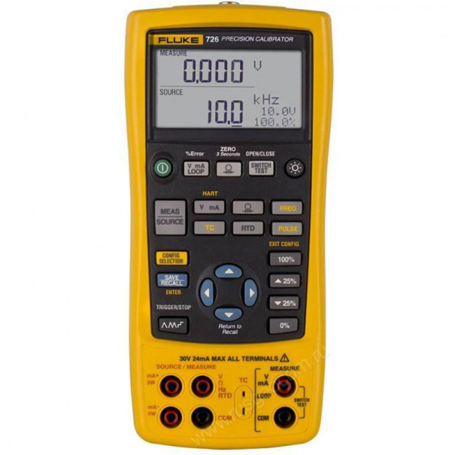 Прецизионный многофункциональный калибратор процессов Fluke 726/APAC/EMEA Прецизионный многофункциональный калибратор процессов Fluke 726/APAC/EMEA