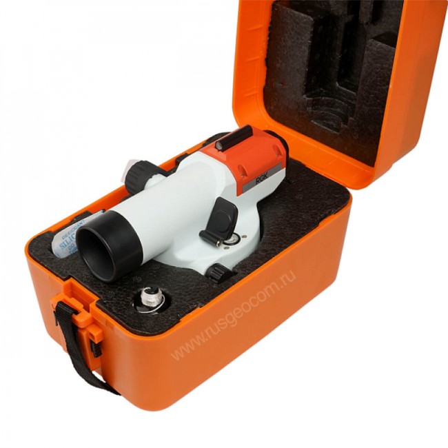 Комплект оптический нивелир RGK C-28 + штатив S6-N + рейка AMO S5 Комплект оптический нивелир RGK C-28 + штатив S6-N + рейка AMO S5