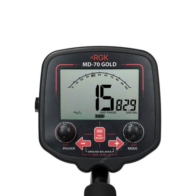 Комплект: металлоискатель RGK MD-70 GOLD + пинпоинтер RGK MD-5 Комплект: металлоискатель RGK MD-70 GOLD + пинпоинтер RGK MD-5