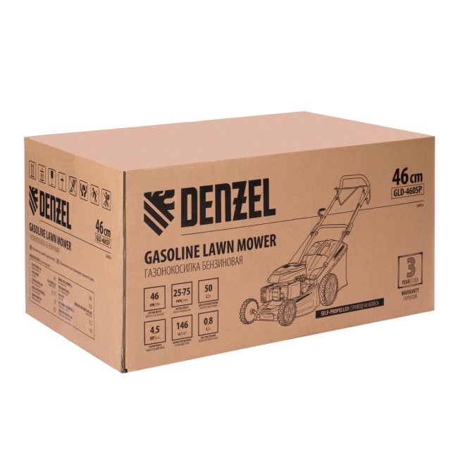 Газонокосилка бензиновая GLD-460SP Denzel Газонокосилка бензиновая GLD-460SP Denzel