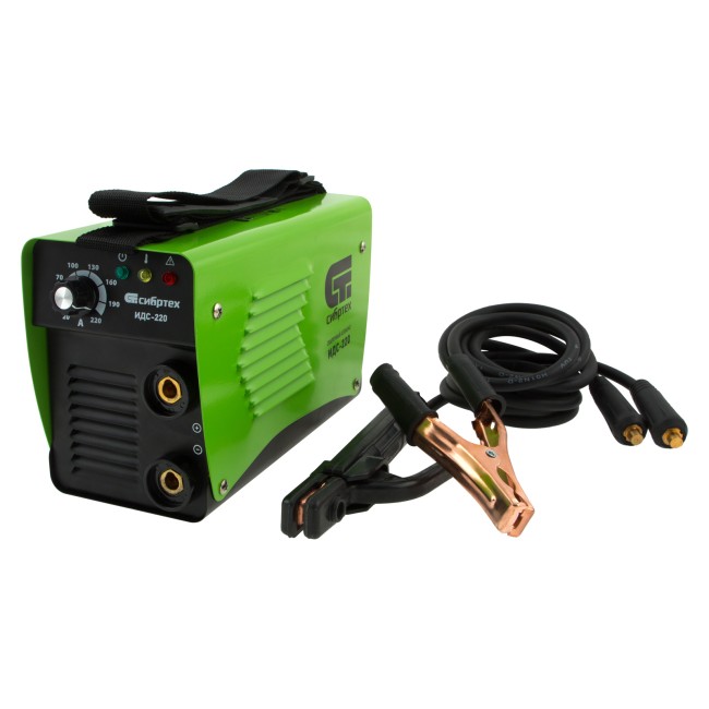 Аппарат инверторный дуговой сварки ИДС-220 Сибртех Аппарат инверторный дуговой сварки ИДС-220 Сибртех