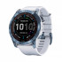 Часы Garmin Fenix 7X Sapphire Solar титановый синий минерал DLC с белым ремешком Часы Garmin Fenix 7X Sapphire Solar титановый синий минерал DLC с белым ремешком