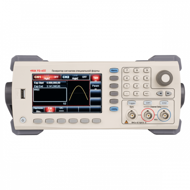 Генератор сигналов специальной формы RGK FG-602