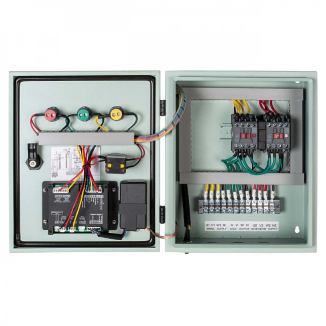 Блок АВР для дизельного генератора АМО 40А 220 В Блок АВР для дизельного генератора АМО 40А 220 В
