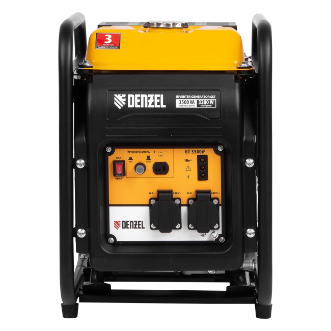 Генератор инверторный GT-3500iF, 3.5 кВт Denzel Генератор инверторный GT-3500iF, 3.5 кВт Denzel