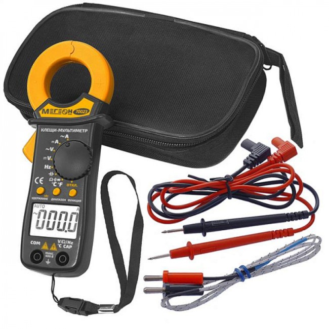 Цифровые токоизмерительные клещи МЕГЕОН 70023 Цифровые токоизмерительные клещи МЕГЕОН 70023