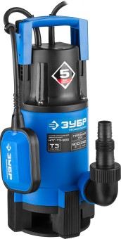 Дренажный насос для грязной воды Профессионал НПГ-Т3-900 ЗУБР 900 Вт
