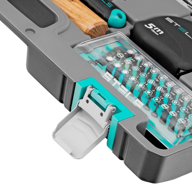 Набор инструментов 1/2", 1/4", CrV 98 предметов Stels