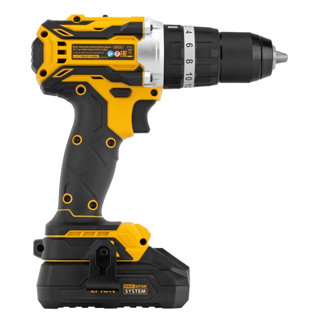 Дрель-шуруповерт аккумуляторная ударная CIDB-18-02 Denzel